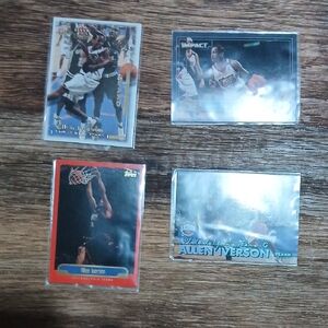 4 Allen Iverson Cards .